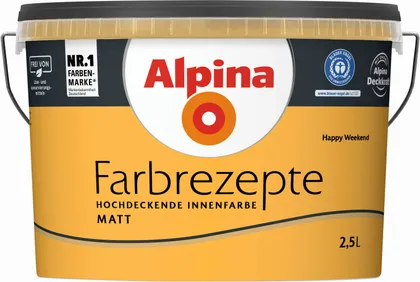 SEINAVÄRV ALPINA FARBREZEPTE 2,5L HAPPY WEEKEND MATT