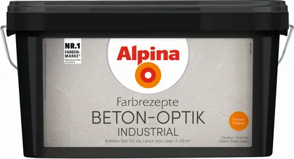 DEKORATIIVVÄRV ALPINA BETON-OPTIK SET 4L HELEHALL MATT