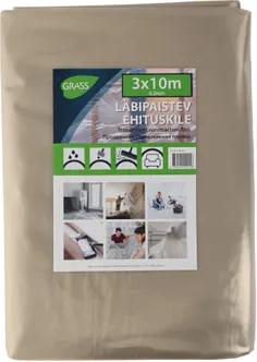 EHITUSKILE LÄBIPAISTEV 0,2MM 3X10M 30M2