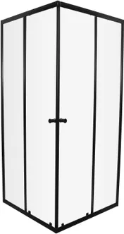 DUŠINURGA SEIN LIUGUSTEGA AQUALINE 90X90X190CM KAND.MUST PROFIIL