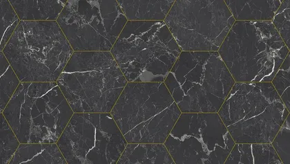 PVC KATE 2M ICONIK 260D NERO MARQUINE HEXA GOLD