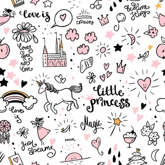 TAPEET GRANDECO 168001 LITTLE PRINCESS