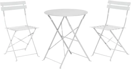 AIAMÖÖBLI KOMPLEKT 3-OSALINE METALLIST, MATT HELEHALL