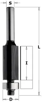 ÜLAFREESI TERA LAAGRIGA CMT S=8MM D=12,7MM