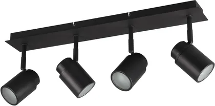 VANNITOAVALGUSTI TRIO ANGELO 4X5W LED GU10 MUST