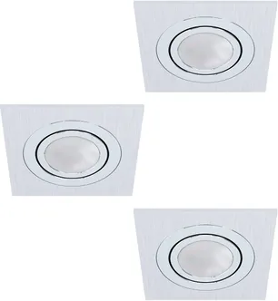 RIPPLAEVALGUSTI EGLO AREITIO 3X5W LED GU10 3000K ALUMIINIUM