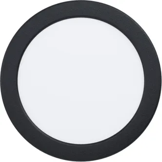 RIPPLAEVALGUSTI EGLO FUEVA5 10,5W LED 1350LM 4000K Ø166MM MUST