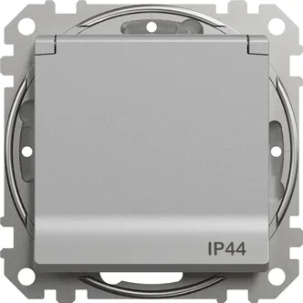 PISTIKUPESA M-GA IP44 SCHNEIDER-ELECTRIC SEDNA DESIGN ALU