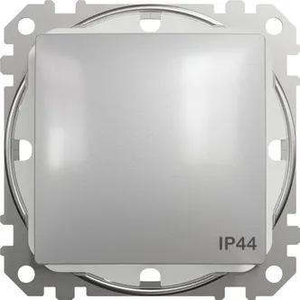 LÜLITI 1-NE VEKSEL IP44 SCHNEIDER-ELECTRIC SEDNA DESIGN ALU