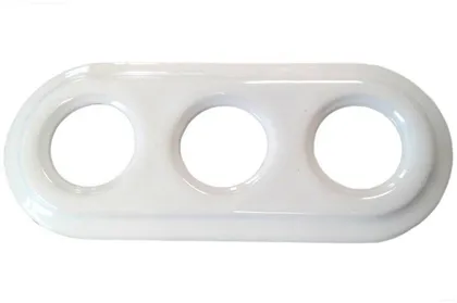 RAAM 3-NE FENDE SÜV KERAAMILINE VALGE