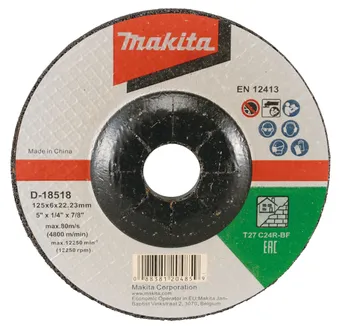 LIHVKETAS MAKITA 125X6MM C24R KIVI