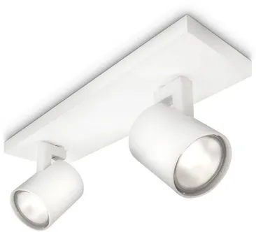 KOHTVALGUSTI PHILIPS RUNNER 2X50W GU10 VALGE