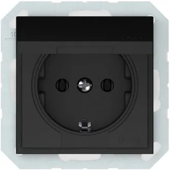 PISTIKUPESA VILMA MAANDUSEGA IP44 QR MUST RAAMITA