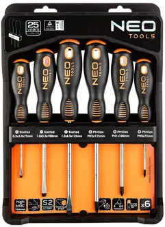 KRUVIKEERAJATE KOMPLEKT NEO SEINAKINNITUSEGA, 6-OSALINE