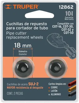 TORULÕIKURI VARUTERAD TRUPER DIAMEETER 18MM 2TK