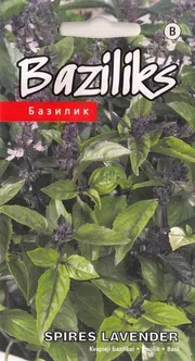 SEEMNED KURZEMES SEKLAS BASIILIK "SPIRES LAVENDER" 20 SEEMET