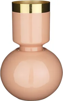 VAAS MICA DECORATIONS CAJA 27X18CM ROOSA