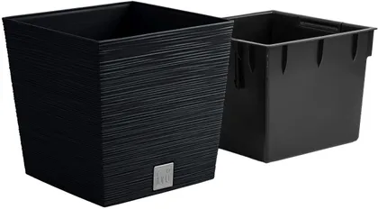 LILLEPOTT PROSPERPLAST FURU RUUT MADAL 29,5X29,5X29CM ANTRATSIIT