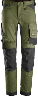 TÖÖPÜKSID SNICKERS ALLROUNDWORK STRETCH KHAKIROHELINE 54