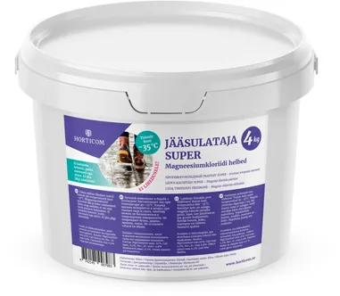 JÄÄSULATAJA HORTICOM SUPER MGCL HELBED 4KG ÄMBRIS