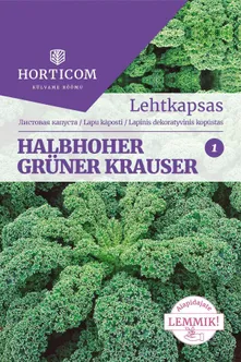 SEEMNED HORTICOM LEHTKAPSAS HALBHOHER GRÜNER KRAUSER 50TK