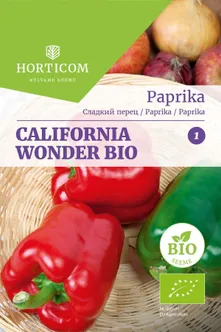SEEMNED HORTICOM PAPRIKA CALIFORNIA WONDER BIO 1G