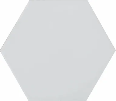 PÕRANDA-JA SEINAPLAAT PRISSMACER HEX. FLAT WHITE MATT 19,8X22,8CM