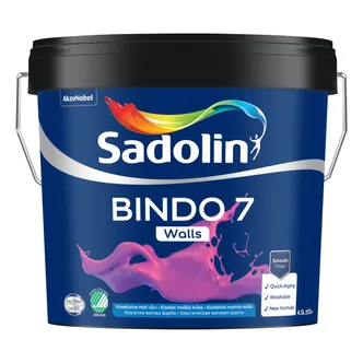 SEINAVÄRV SADOLIN OS BINDO 7 BW VALGE 4,5L MATT