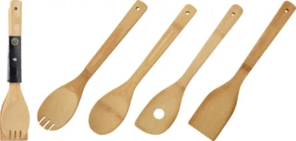 KÖÖGITARVIKUTE KOMPL. BAMBUSEST 4-OSALINE