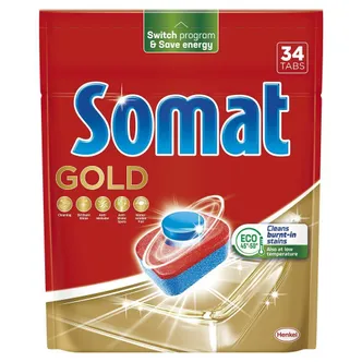 NÕUDEPESUMASINA TABLETID SOMAT GOLD 34TK