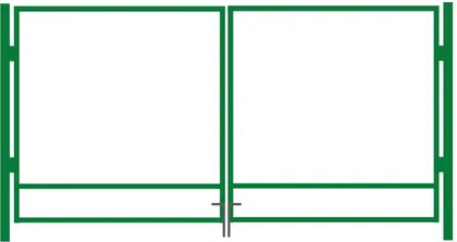 AUTOVÄRAVA RAAM 1000X4000MM RAL6005 ZN