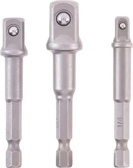 ADAPTERITE KOMPLEKT KWB 1/4“, 3/8“, 1/2“ 3-OSALINE