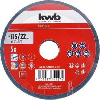 KIUDKETAS KWB, TSIRKOON 115MM G120 5TK