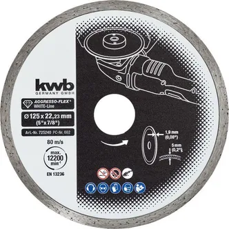 TEEMANTLÕIKEKETAS KWB, WHITE-LINE 125