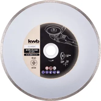 TEEMANTKETAS KWB, PLAADID 230MM