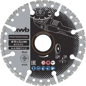 TEEMANTKETAS KWB, UNIVERSAALNE 115MM