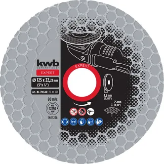 TEEMANTLÕIKE- JA LIHVKETAS KWB 125MM