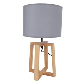 LAUALAMP WOODEN H44,5CM HELEHALL