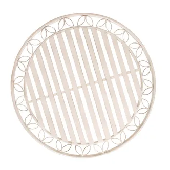 LAUD JASMINE D70XH75CM ANTIIKVALGE METALL