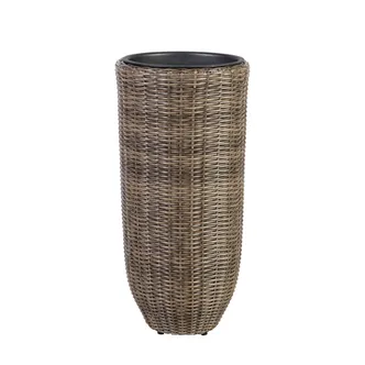LILLEPOTIÜMBRIS WICKER D37XH77CM TUMEPRUUN