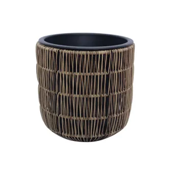 LILLEPOTT WICKER D27XH28CM HELEPRUUN
