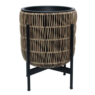 LILLEPOTT WICKER ALUSEGA 30X30XH38CM HELEPRUUN