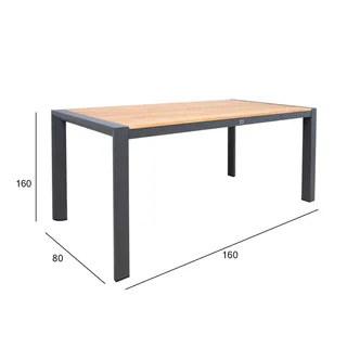 LAUD TAMPERE 160X80XH75CM TIIK