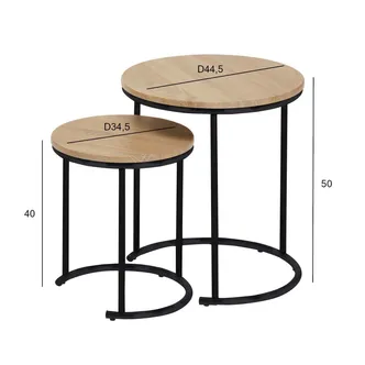 ABILAUAD ELTO D44,5XH50CM D34,5XH40CM