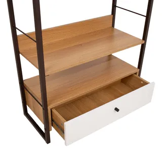 RIIUL STUDY 70X30XH90CM TAMM/VALGE