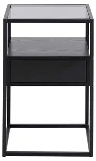 ÖÖKAPP RANDOLF 40X35XH60CM MUST