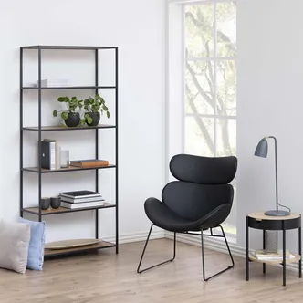 RIIUL SEAFORD 77X35XH185CM, METSIK TAMM