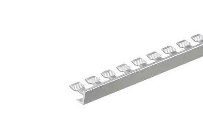 PLAADILIIST CEZAR L-PROFIIL ALUMIINIUM 8X2500MM HÕBE