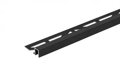 PLAADILIIST CEZAR P-PROFIIL ALUMIINIUM 11X8X2500MM POL. ANO. LÄIK. MUST