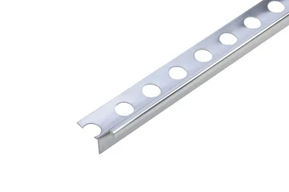 PLAADILIIST CEZAR KITSAS ALUMIINIUM 12X12X2500MM ANODEER. LÄIKIV HÕBE